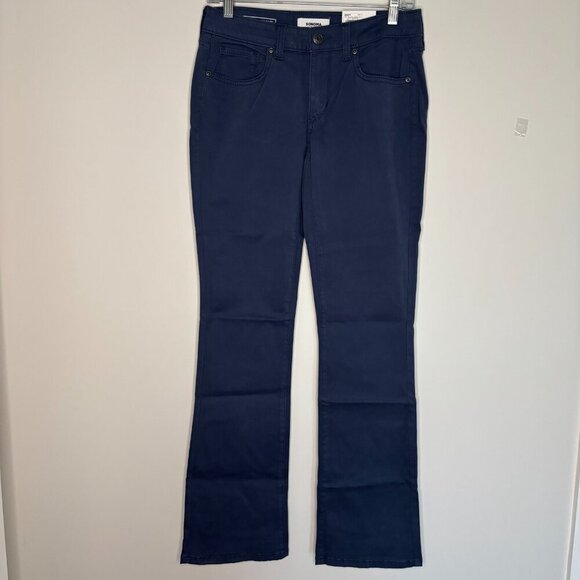 SONOMA NEW Women 4 Bootcut Jean Mid Rise Pacific Typhoon Blue Stretch 5 Pocket - Picture 4 of 6